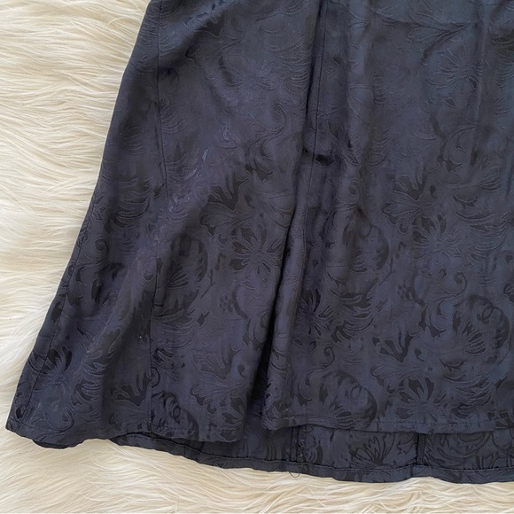 For Love and Lemons Black Floral Jacquard Sleeveless Cut Out Alice Mini Dress - Picture 6 of 13